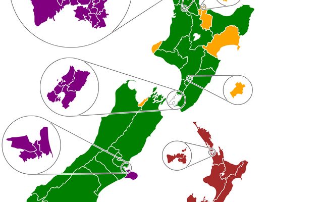2023 Aotearoa/New Zealand Electorate Hexamap